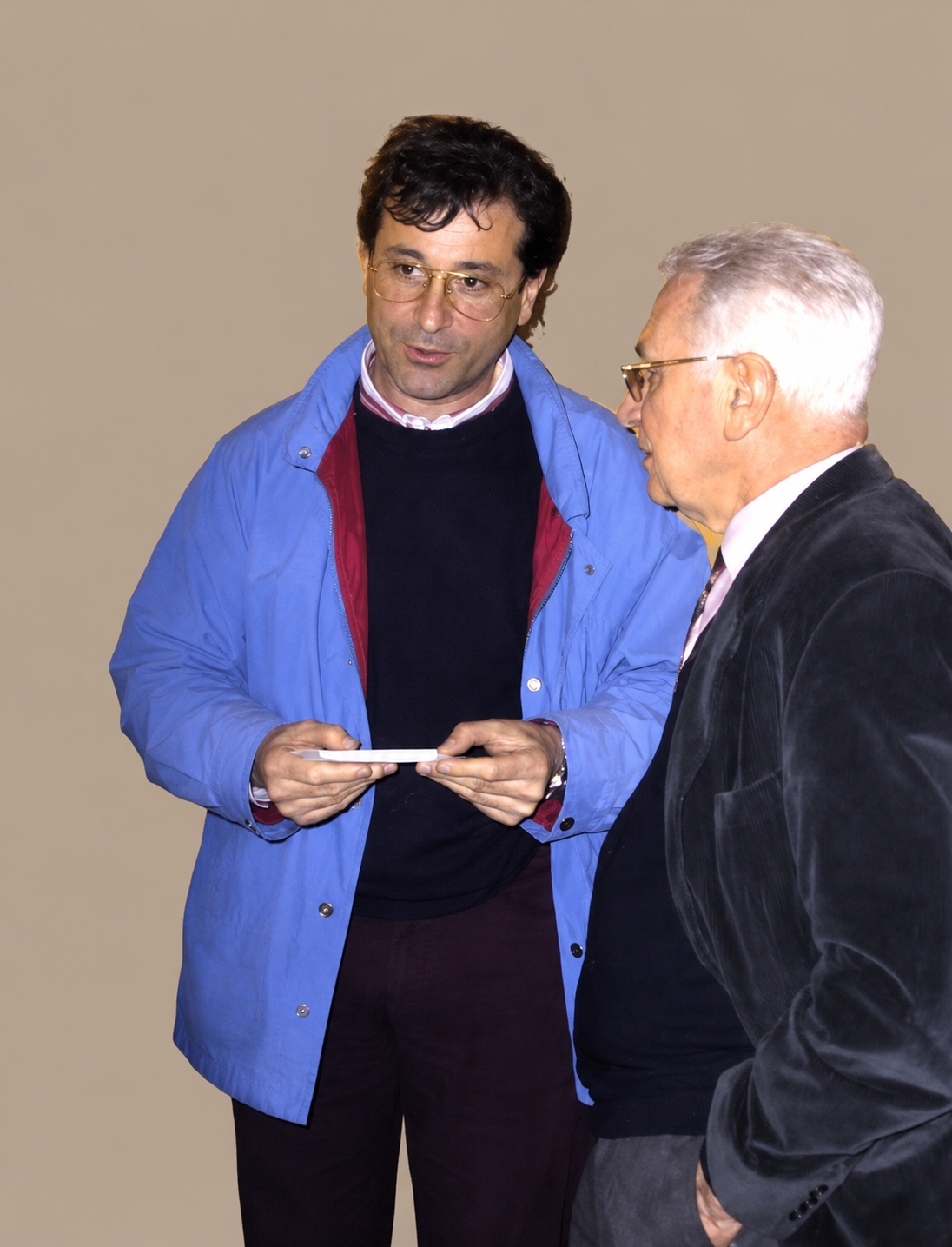 Sergio Maltagliati e Pietro Grossi, Studio Gennai, Pisa, 21 aprile 2001