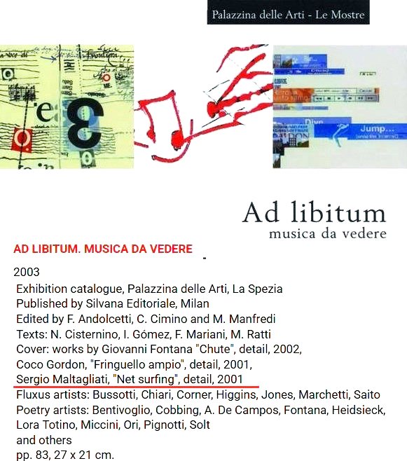 Copertina catalogo Ad libitum